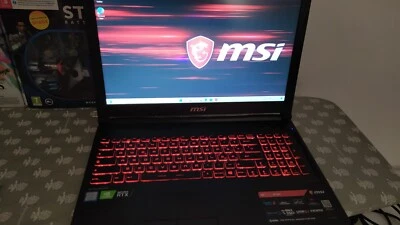 Notebook MSI GL63 i7-16 gb Ram- Hard disk - SSD M2 - Nvidia Geforce RTX 2060  - Immagine 1 di 4