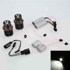 2X 45W 9 LED Angel Eye Marker Light Bulb For BMW E39 E53 E60 E61 E65 E66 E87 - Picture 1 of 10