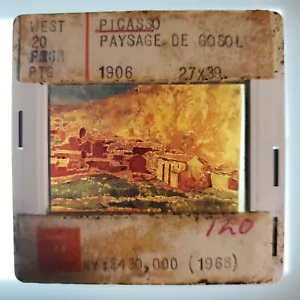 Pablo Picasso Paysage de Gosol 1906 Art 35 mm diapositiva in vetro - Foto 1 di 4