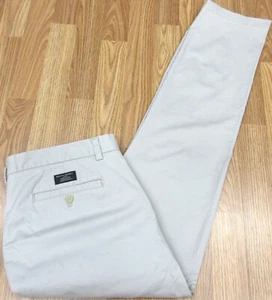 BANANA REPUBLIC FULTON SKINNY CHINO COTTON PANTS GRAY Sz 36W x 34L - Picture 1 of 4