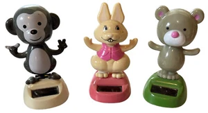 Solar Powered Pals Dancing Figure Car dashboard Window Sill Ornaments Lot 5 5”T - Picture 1 of 2