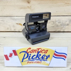 Vintage Polaroid One Step Close Up 600 Instant Film Flash Instant Camera W Strap - Bild 1 von 10