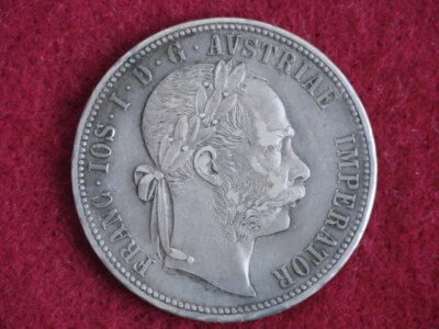 1879 Austria 1 Florin - VF - Image 1 of 4