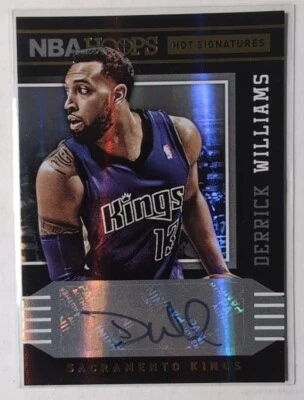 2014-15 Hoops Hot Signatures Sacramento Kings Derrick Williams - Image 1 of 2