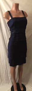 **Elegant Midnight Blue Moon Dust Event Dress~Size 12** - Picture 1 of 9