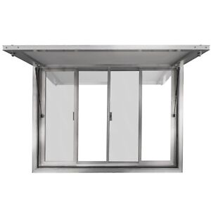 36 x 36" Concession Stand Trailer Serving Window Awning Food Truck Service Door