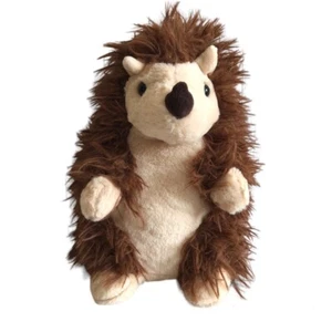 Hug Fun Furry Hedgehog Beige/Brown Plush Stuffed Animal 10” - Picture 1 of 10