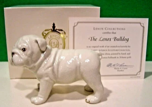 LENOX BULLDOG - PUPPY Dog sculpture -- Mack truck --- NEW in BOX with COA - Picture 1 of 1