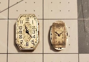 Movimientos de reloj vintage Waltham & Hamilton ROTOS - Imagen 1 de 7