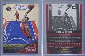 2015 Panini Threads Rookies Century Proof Gold /10 Norman Powell #189 Rookie RC