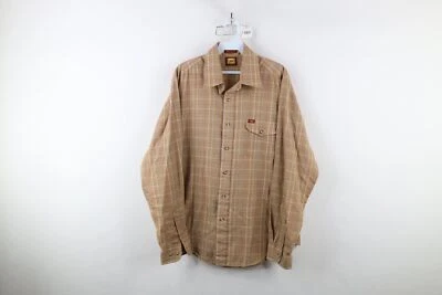 Camisa de Colección Años 70 80 Lee Para Hombres Grande Desteñida Vaquero Occidental Rodeo Cuello Botón Foto 1 de 4