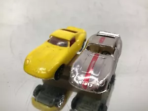 2x FALLER HIT-CAR FERRARI 330P2 GT -YELLOW+CHROME 3inch- POOR FIXER UPPER - 439 - Bild 1 von 9