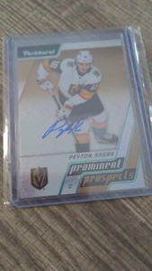 PEYTON KREBS 2020-21 UPPER DECK PARKHURST PROMINENT PROSPECTS GOLD ROOKIE AUTO