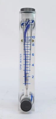 Cole Parmer 5000 Series 10-GPM Water Flow Meter 100PSIG-Max Acrylic - Image 1 of 4