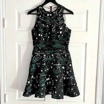 Keepsake The Label Night dance dark floral prints fit & flare dress size M NWT - Image 1 of 4