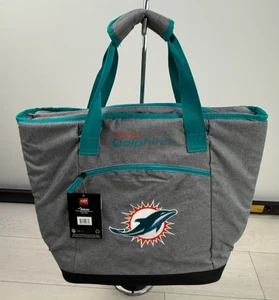 Rawlings NFL Miami Dolphins 30 Can Backpack Gray Cooler Tote 20x16 NEW - Picture 1 of 9