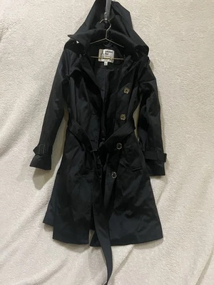 Black trench coat London Fog Heritage size small - Image 1 of 4