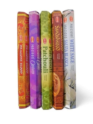 Paquete de incienso de hechizos tradicionales Witches’ Quest - 5 aromas clásicos 100 palos - Ne Foto 1 de 4