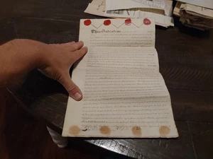 1839 Lehigh Coal & Navigation Co Founding of South Easton PA Indenture Document - Picture 1 of 12
