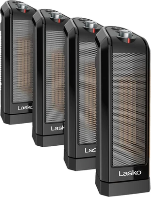 Calentador de Espacio Cerámico Oscilante para Hogar con Protección contra Sobrecalentamiento, Termostato,  Foto 1 de 4