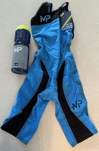 Michael Phelps x Presso Damen blau/schwarz Größe 24 Neu mit Etikett mit Trinkflasche - Bild 1 von 4