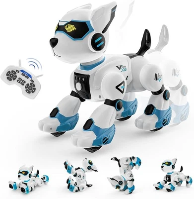Robot Dog Toys for Kids Remote Control Interactive Robotic Pet Smart Programmabl - Image 1 of 4