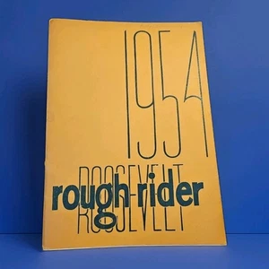 Vintage Roosevelt Junior High School Yearbook Modesto CA 1954 Rough Rider - Imagen 1 de 4