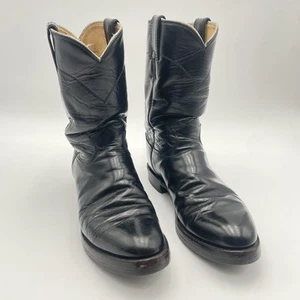 Vintage Justin Stiefel Herren Größe 7 Cowboy Western zum Überziehen Made in USA 90er - Bild 1 von 9