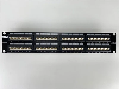 Intellinet CAT5E Patch Panel 48 Ports, E157358 P48A-K11 - Image 1 of 4