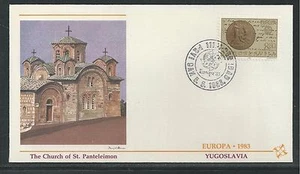 YUGOSLAVIA # 1626-1627 EUROPA 1983 CUBIERTAS DE PRIMER DÍA Fleetwood - Imagen 1 de 4