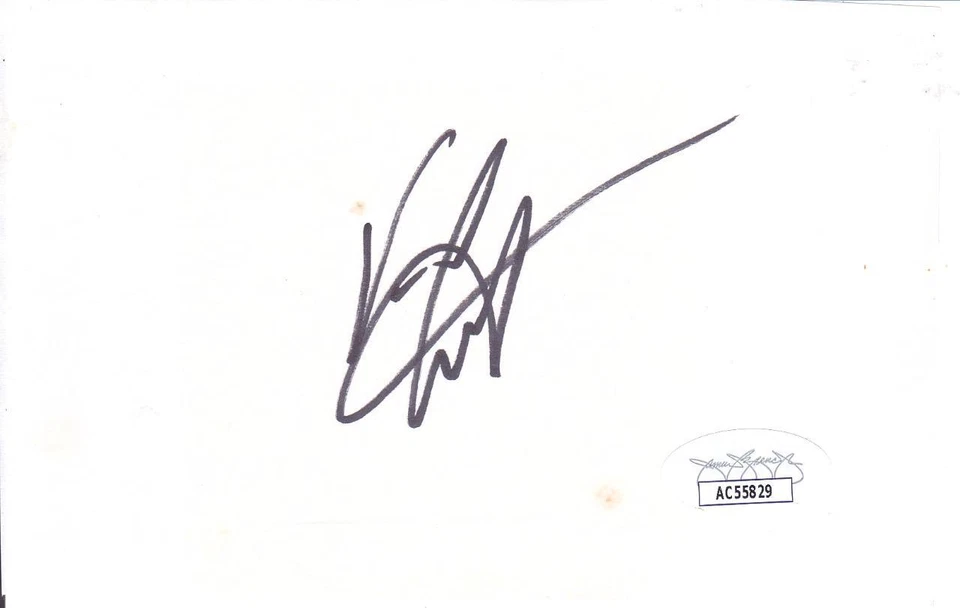 VINCE CARTER Signed 3X5 Piece Of Paper Basketball JSA AC55829 - Image 1 of 1
