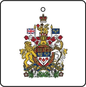 ARMOIRIES CANADA COAT OF ARMS Auto Lufterfrischer - Bild 1 von 2