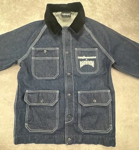 The Hundreds X Death Row Records Blue Denim Jean Jacket Men’s Size Small - Picture 1 of 17