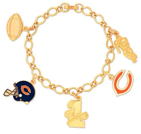 WinCraft NFL Chicago Bears Women's Charm Bracelet Cover