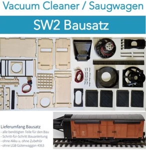 Saugwagen SW2 BAUSATZ, Spur G, Gartenbahn (15621) - Bild 1 von 6