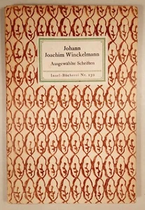 Insel-Bücherei Nr. 130 WINCKELMANN: SCHRIFTEN, 11.-15. Tsd. ~ 1920 - Picture 1 of 5