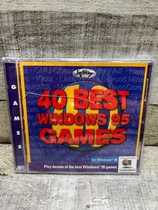 40 Best Windows 95 Games (Jewel Case) - Video Game - NEW IN SHRINK WRAP - Picture 1 of 5