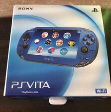 SONY PlayStation PS Vita PCH-1000 ZA04 szafirowy niebieski Wi-Fi w pudełku doskonały