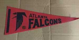 NFL vintage mini pennants 1970s 12x5 inches felt Atlanta Falcons - Picture 1 of 2