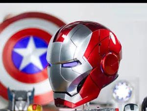 Iron Man MK5 1:1 Helm Marvel elektrische Sprachsteuerung tragbar/Geburtstagsgeschenk NEU - Bild 1 von 10