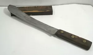 ANTIKES SPÄT 1880ER ""GRÜNER FLUSSSTIL"" KOCHMESSER KOHLENSTOFFSTAHL - Bild 1 von 10