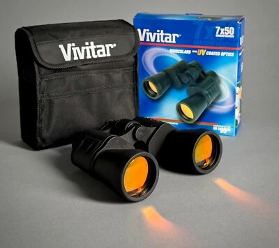Nuevos Binoculares Vivitar Aumento 7 x 50 - Óptica Recubierta UV - ¡Envío Gratis! Foto 1 de 4