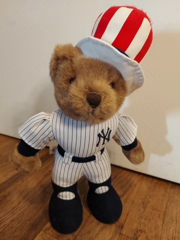 Rare New York Yankees Teddy Bear Twin Enterprises VINTAGE 12 inches tall Cover