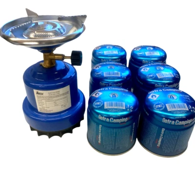 Gaskocher Metall Campingkocher Kartuschen Kohleanzünder Shisha Imex / BFC-2195