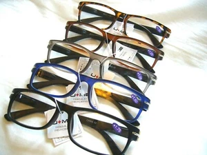 Men's Reading Glasses 1.25 ~ 3.00 Flex Arms Women's Full Readers R372 Super Sale - Picture 1 of 13