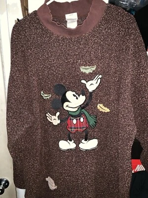 Suéter de cachemir vintage de la tienda Disney Mickey Mouse suéter cuello redondo Foto 1 de 4