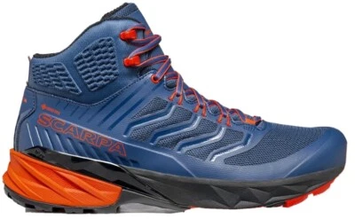 Botines SCARPA Rush Mid GTX Hombres Ligeros Trail Senderismo Gore-Tex Azul EU 42 US 9 Foto 1 de 4