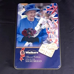 Queen Elizabeth Walkers Special Edition Shortbread Scotland Empty - Picture 1 of 7