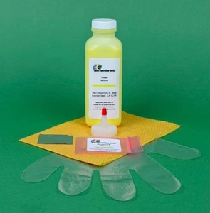 Konica Minolta Magicolor 5430DL 5430DLD 5430DLX Yellow Toner Refill Kit w/ Chip - Picture 1 of 1