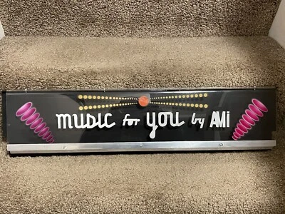 AMI D40 Jukebox - Top Marquee - Excellent Condition Part - Image 1 of 4